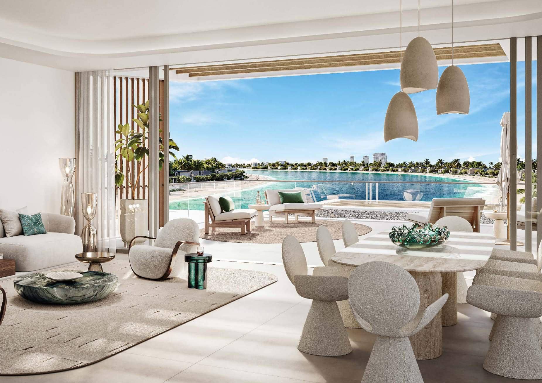 Luxury living room interior